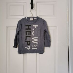 3/$20 Zara long sleeve shirt 12-18 m